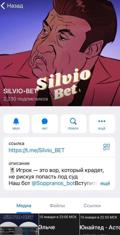 Каппер SILVIO BET Телеграмм