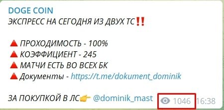 Просмотры постов от Dominik Mast Телеграмм