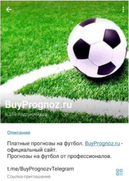 Телеграмм проект BuyPrognoz.ru