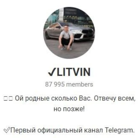 LITVIN Телеграм