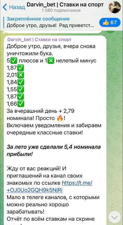 Прогнозы Darvin bet