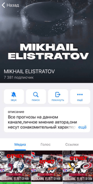 Телеграмм MIKHAIL ELISTRATOV