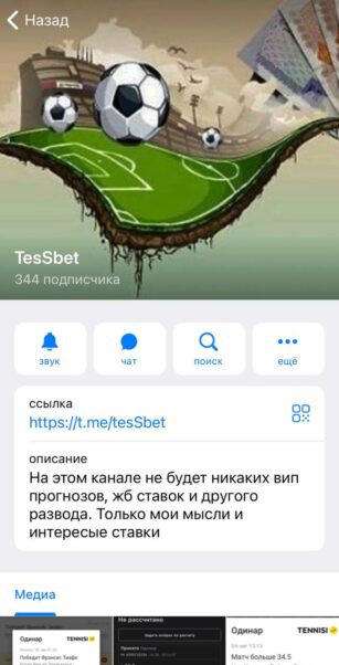 TesSbet телеграмм