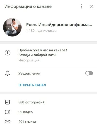 Дмитрий Роев информация о канале