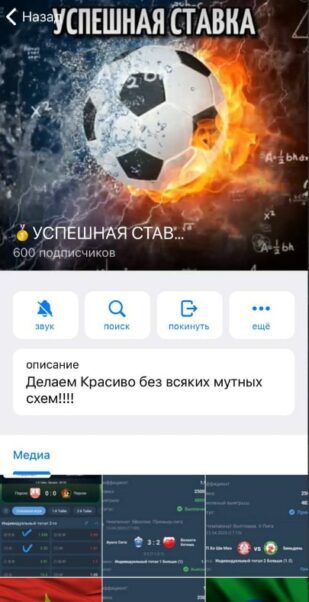 Успешная Ставка телеграм